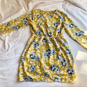 J. CREW Tulip Hem Floral Dress